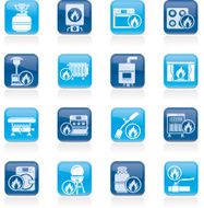 Household Gas Appliances icons
