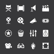 Film Industry Icons - White Series
