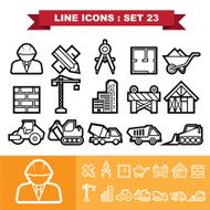 Line icons set 23