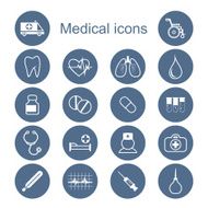 Set of medical icons N4