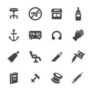 Tattoo and Piercing Icons