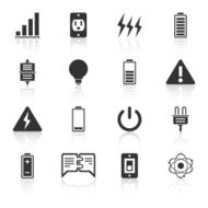 Electricity icons