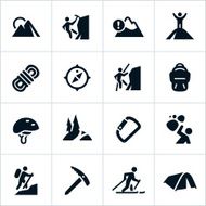 Black Mountaineering Icons