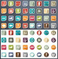Summer Icons vector eps10