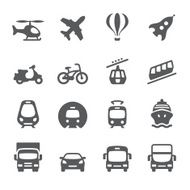 Mobico icons &mdash; Mode of Transport