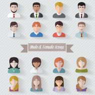 People avatars flat illustration N2