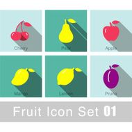 Fruit flat icon design N2