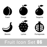 Fruit flat icon design N3