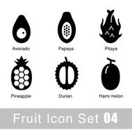 Fruit flat icon design N4