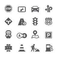Mobico icons - Road Trip