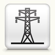 Square Button with Electric Tower