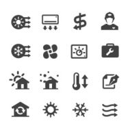 Air Condition System Icons - Acme Series