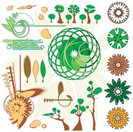 Trees and fauna