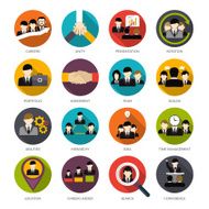 Human Resources Icons set N3