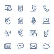 Communication Line icons N2