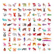 animal icon set N7