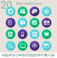 Media icons N16