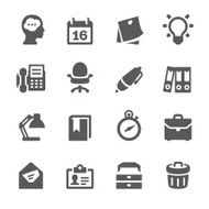 Mobico icons &mdash; Office work N2