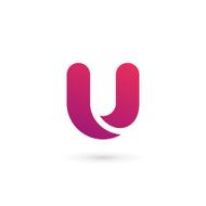 Letter U icon design template elements N3