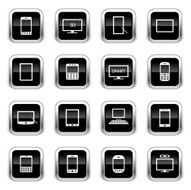 Supergloss Black Icons - Smart Devices