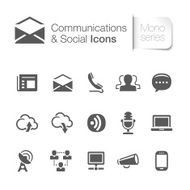 Communications &amp; Social Related Icons