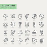Thin Line Icons set N20
