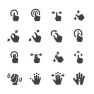 Touch Gesture Icons - Acme Series