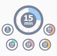 Set of timers