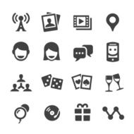 Social Entertainment Icons - Acme Series
