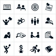 Black Hiring Icons N2