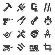 Construction Silhouette Icons N2