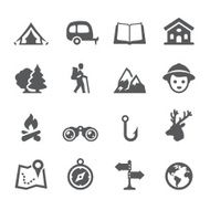 Mobico icons - Tourism and Camping