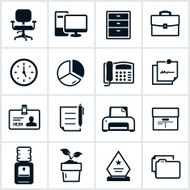 Business Office Icons N4