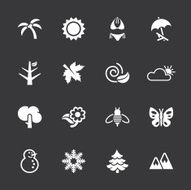 Four Seasons Icons - White Series