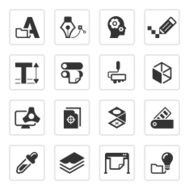 graphic design & print icons