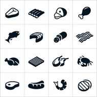Black Meat Icons