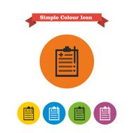 Medical report icons