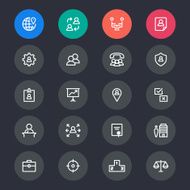 Business Line Icons N8
