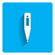 Electronic thermometer icon