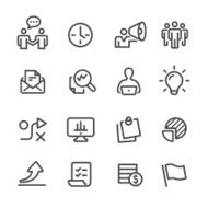 Workflow Icons - Line Series