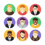 Male Persons Icons