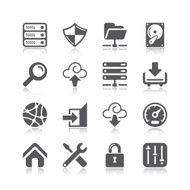 Network and Hosting Icons