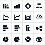 Charts and Graphs Icons