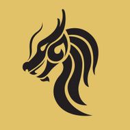 Dragon logo vector design template dragon icon
