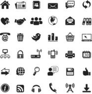 web and communication Icons N6