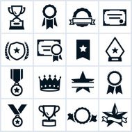 Black Award Icons