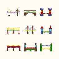 Bridge Icons Set