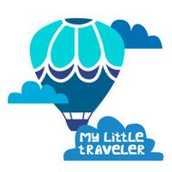 My little traveler - air balloons in the sky