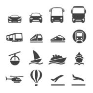 Mode of Transport Icons Set 2-Acme Series