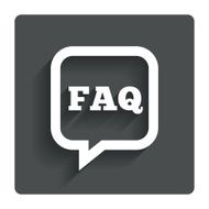 FAQ information sign icon Help symbol N2